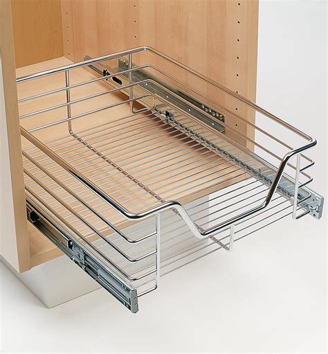 wire shelving pull out drawers